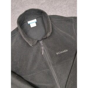 Columbia Sportswear Company Mens Black Fleece Full‎ Zip Jacket Size L